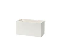 Vaso Rettangolare Indoor e Outdoor Tera Schio Cassa Maxi Chalk 78,5x39 cm in