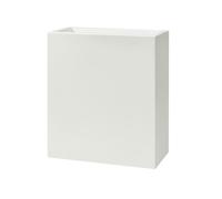 Vaso Rettangolare Indoor e Outdoor Tera Schio Tower Maxi Chalk 78,5x39 cm in