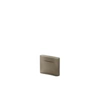 Vaso Ridge H16,5 Tortora/Vetro Satinato