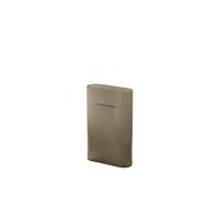 Vaso Ridge H35 Tortora/Vetro Satinato