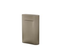 Vaso Ridge H48.5 Tortora/Vetro Satinato