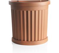 VASO ROMA C/SOTTOVASO 52CM TERRACOTTA- 1,0 confezione