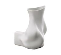 Vaso Rosenthal Studio-Line Soffiato 2ª Edizione Bianco Opaco H: 30