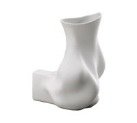Vaso Rosenthal Studio-Line Soffiato 2ª Edizione Bianco Opaco H: 30