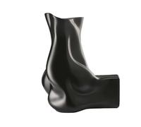 Vaso Rosenthal Studio-Line Soffiato 2ª Edizione Nero Opaco H: 30 Cm