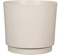 Vaso rotondo - GARDEN ID - Plano - 25 - 7 L - H 22 cm - Bianco caldo