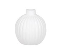 Vaso rotondo in dolomite bianca alt. 11 cm