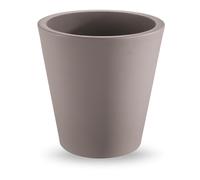 Vaso rotondo in resina "Single" 45 cm.