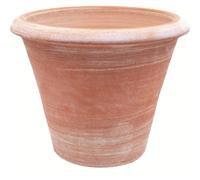 Vaso rotondo Lucca in terracotta 25 cm Terracotta toscana