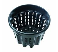 Vaso rotondo nero anti spiralizzazione radicale per piante e fiori 5 vasi ercole