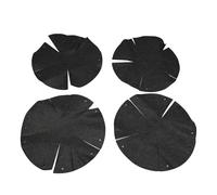 Vaso rotondo per fiori sospesi riutilizzabile in feltro di ricambio per fioriera in tessuto da 4 pezzi per giardino interno (14 pollici)
