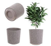 KADAX Vaso rotondo per piante, 30 cm, marrone chiaro