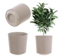 KADAX Vaso rotondo per piante, 30 cm, nero