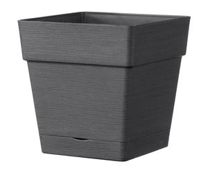 Vaso Save quadro in plastica antracite 17 cm Antracite