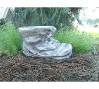 VASO SCARPONE SCARPA PER PIANTE E FIORI DA GIARDINO ESTERNO IN CEMENTO MARMO