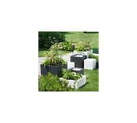 Vaso Schio Cubo 50 cm Antracite