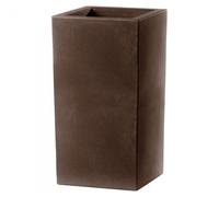Vaso Schio Cubo Alto 80 cm Cioccolato