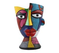 Vaso Scultoreo Per Flora - Accento In Ceramica Dipinta, Supporto Per Vegetazione Artistica, Elegante Portaoggetti Per Davanzale Della Finestra, Pezzo Decorativo Da Giardino Per Interni | Centrotavola
