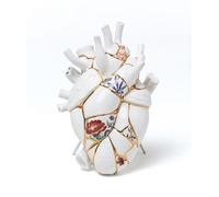 SELETTI Kintsuji Vaso Love in Bloom H 25 Bianco