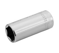 Vaso serie larga con cuadradillo de 1/4" y perfil hexagonal de 11 mm