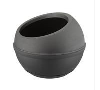 Bama VASO SFERA CON SOTTOVASO ANTRACITE