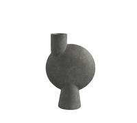 Vaso Sfera Bubl Grande Grigio Scuro