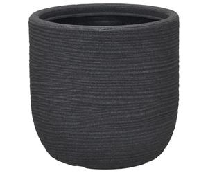Vaso Shabby Conico 35 cm Grigio Scuro