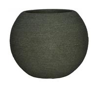 Vaso Shabby Sfera 50 cm Verde Scuro