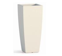 VASO STILO QUADRO TOP BIANCO 40X40 CM H 90 PER PIANTE
