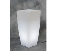 VASO HOME LIGHT QUADRO 40X40X90 CM GHIACCIO BIA
