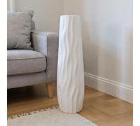 Vaso Terra - Contenitore Idroponico Elegante 58cm Stile Moderno Europeo | Urna Decorativa Grande per Matrimonio, Soggiorno, Camera Letto, Ufficio, Cucina | Vascello con Fiori Secchi e Centrotavola