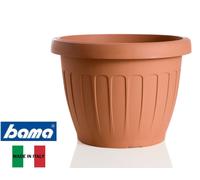 VASO TERRA FIORI PIANTE D. 60 MARRONE BAMA PLASTICA DI QUALITA' 2025