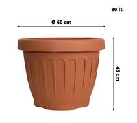 VASO FIORI TERRA DIAMETRO 60cm