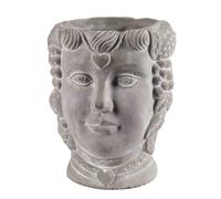 VASO TESTA DONNA PORTA PIANTE CACHEPOT FIORI CLASSICO MODERNO COL CEMENTO 2317