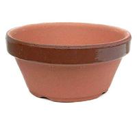 Vaso Tokoname giapponese da coltivazione per bonsai 11,2x5,3 cm (TC3,5)