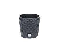 Vaso tondo 4,7 litri Rato con secchio per piantare in antracite 20 x 20 x 19 cm
