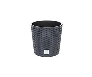 Vaso tondo 4,7 litri Rato con secchio per piantare in antracite 20 x 20 x 19 cm