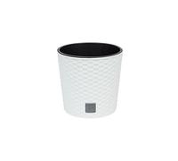 Vaso tondo 4,7 litri Rato con secchio per piantare in bianco 20 x 20 x 19 cm