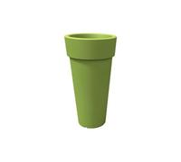 Vaso Tondo Alto Bordato Moderno con ripiano h43/70/92/105/130cm in Resina arredo
