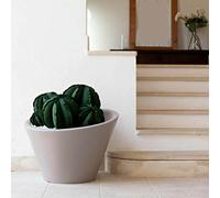 Vaso tondo CIOTOLA Liscia Moderna in Resina 68xh50cm piante giardino terrazzo