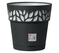 VASO CLOE diametro 25 GRAFITE CON RISERVA ACQUA