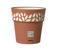 Stefanplast Vaso Cloe Tondo Riserva Acqua Grafite 30x29cm 94153-Stef