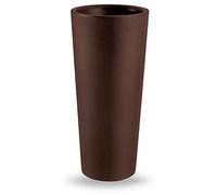 Vaso Tondo Genesis, Altezza 85 cm, Larghezza 38, Colore Cioccolato