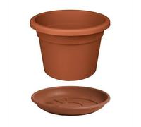 Vaso Tondo in Plastica PPL per Giardino Patio Balconi e Terrazzi Cycas