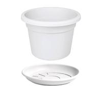 Vaso Tondo in Plastica PPL per Giardino Patio Balconi e Terrazzi Cycas