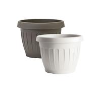 Vaso tondo in polipropilene - senza sottovaso