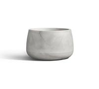 Vaso tondo in resina TITANO diam. 85 cm. Greystone