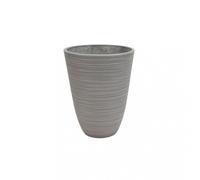 Vaso tondo piccolo a cono da giardino in fibra di argilla 25,5x32,5 cm Dicentra