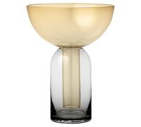 Vaso TORUS H19 Nero/ Ambra