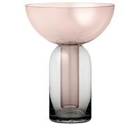 Vaso TORUS H19 Nero/ Rosa